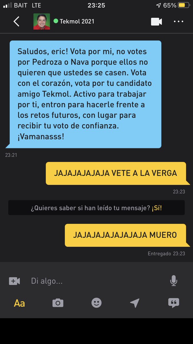 José Luis Romero Calzada hace campaña en app gay