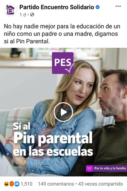 PES promueve pin parental