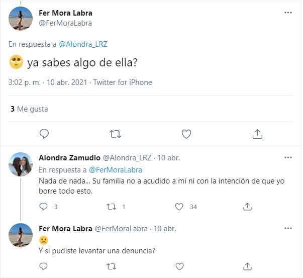 Verónica Fonseca desaparecida