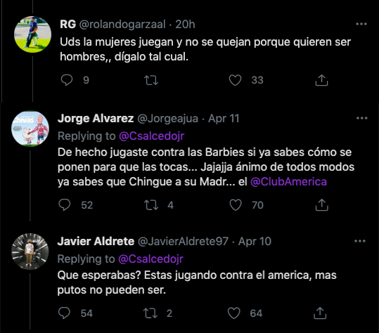 twitter calos salcedo mujeres