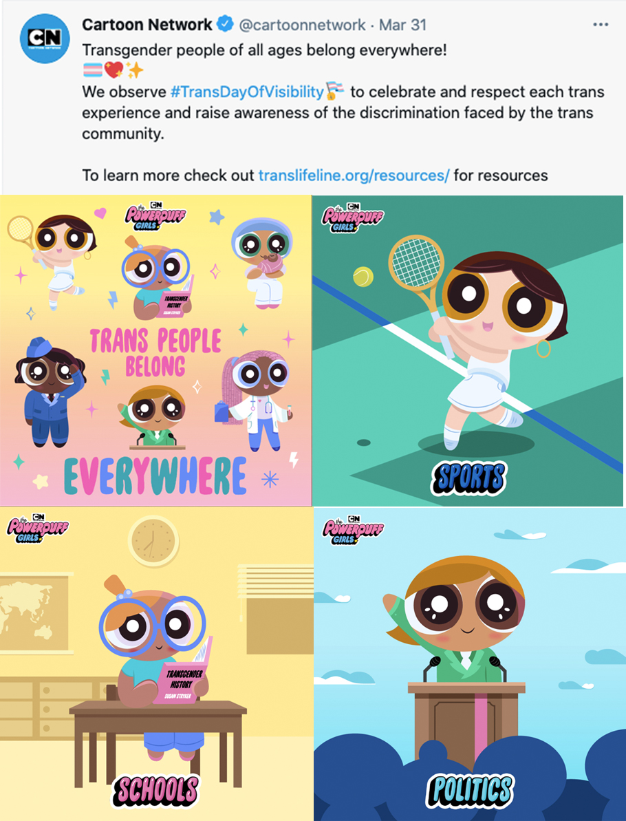 Cartoon Network Día de la Visibilidad Trans