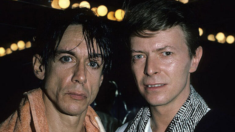 Photo De David Bowie Et Iggy Pop Original