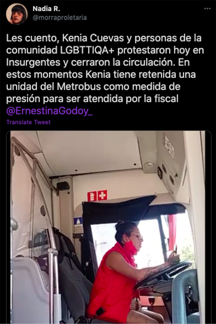 kenya cuevas metrobys protesta