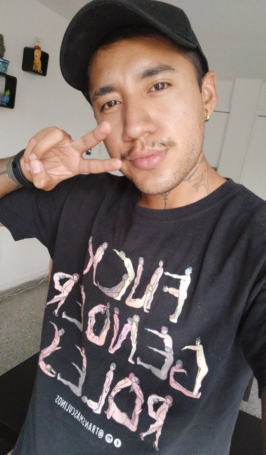 Hombre trans en campaña Poder Prieto