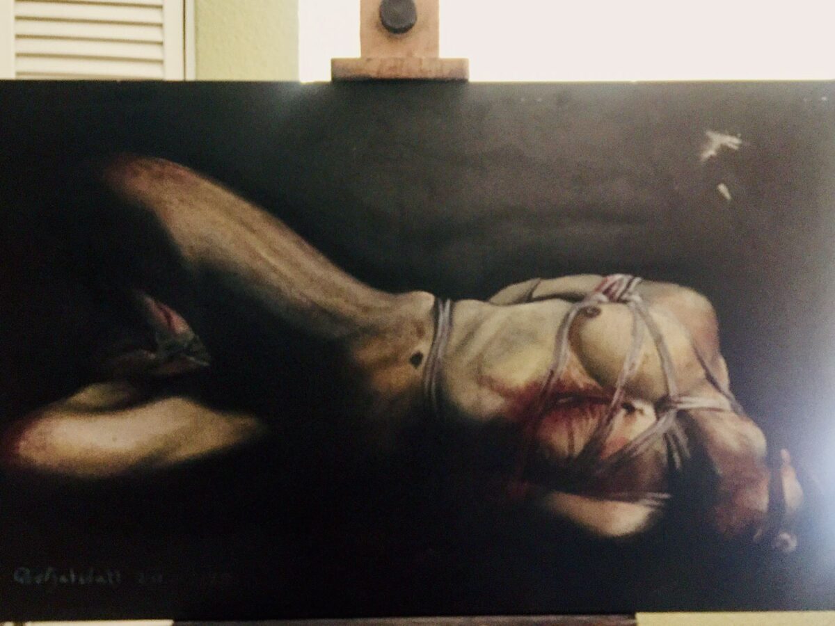 obra de Daniel Cobian sobre homofia