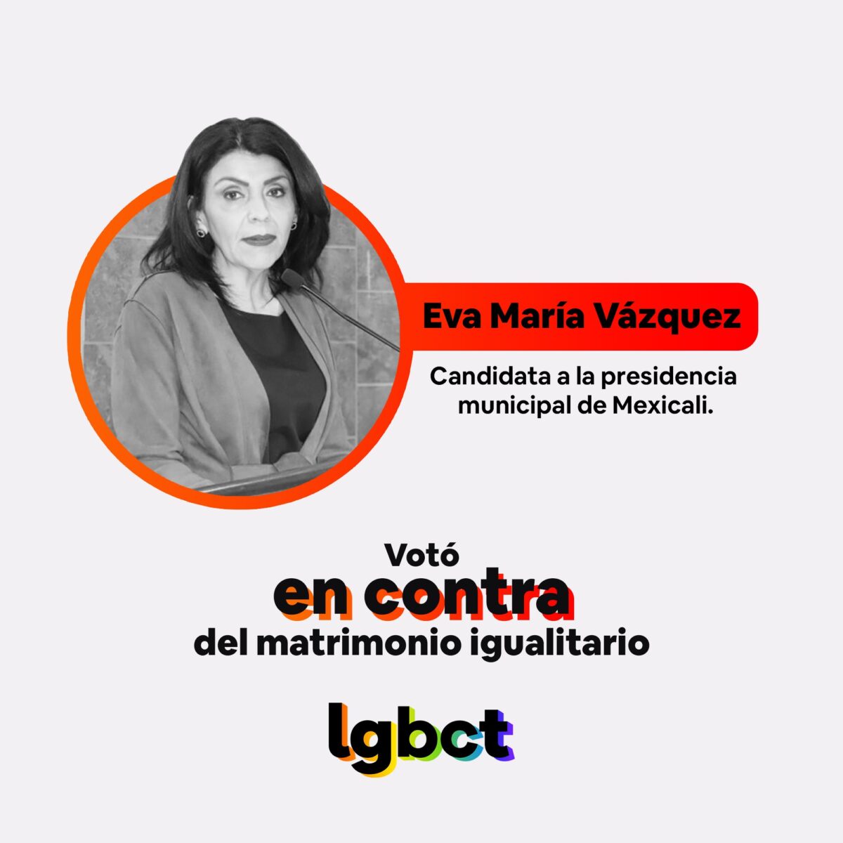 Candidata Eva María Vázquez