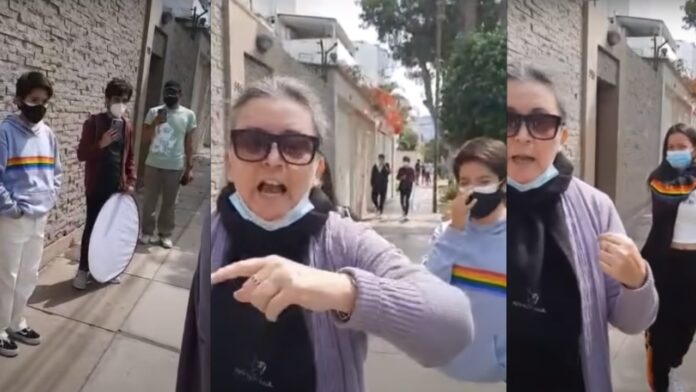 Profesora universitaria estalla contra jóvenes LGBT+ por tomarse fotos besándose