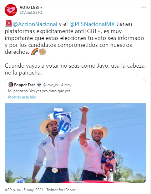 Hijo guapo de candidato panista
