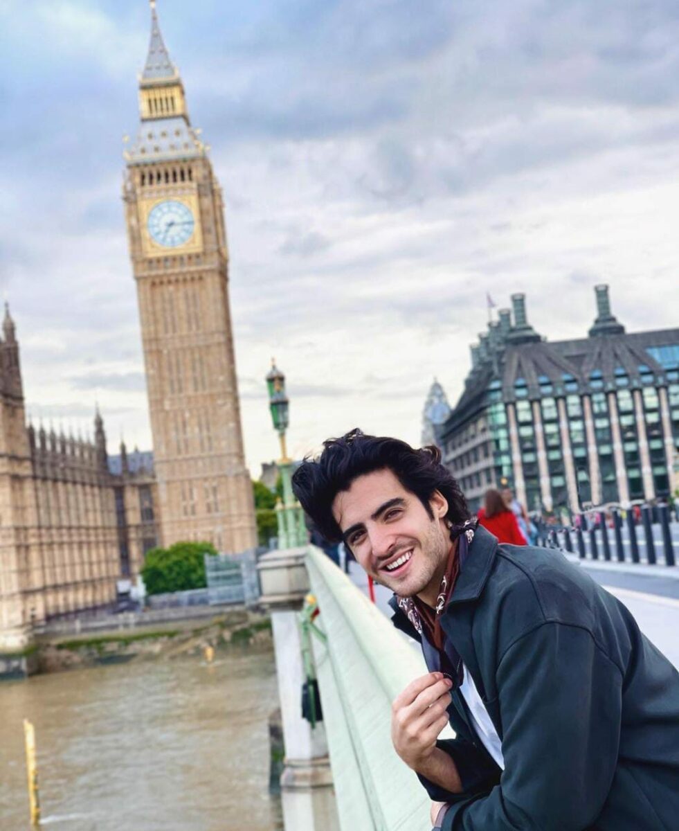 Bernardo Abascal en el Reino Unido.