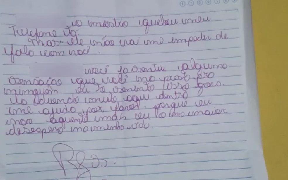 carta de chico gay de14 años