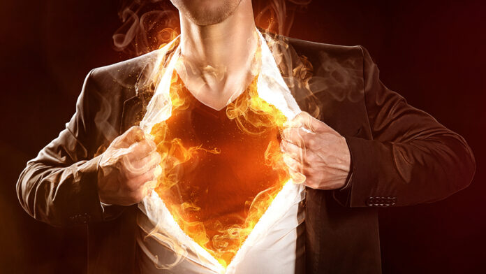 ciencia caliente excitación fuego