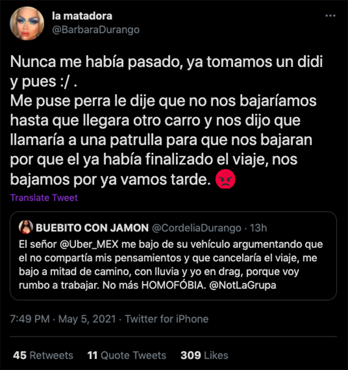 barabar durango twitter publicacion