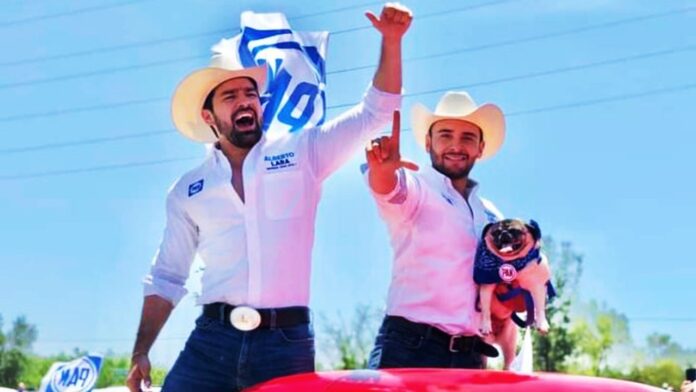 hijo del candidato panista Alberto Lara Bazalduz