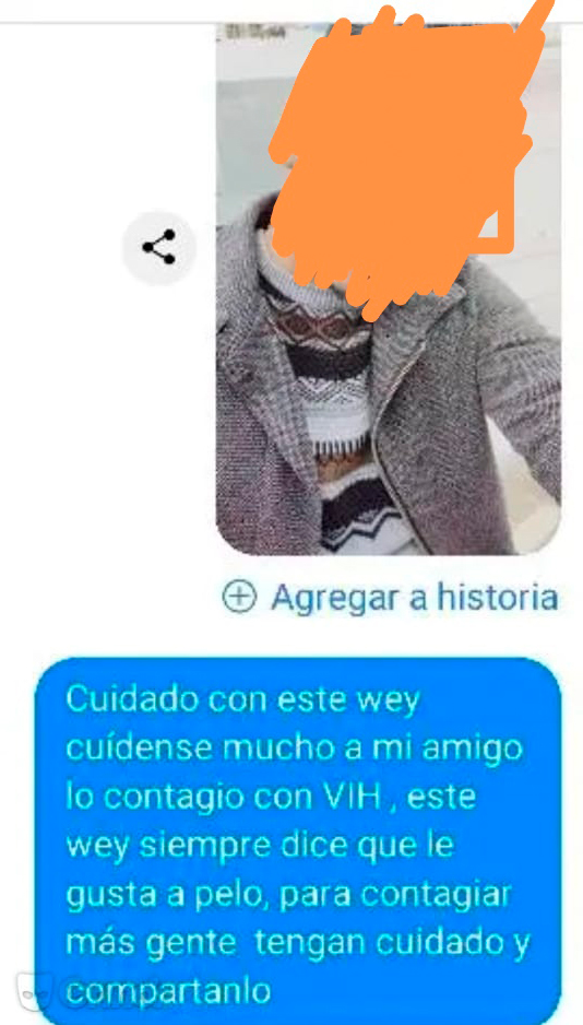 sacando del clóset del VIH a alguien en Grindr