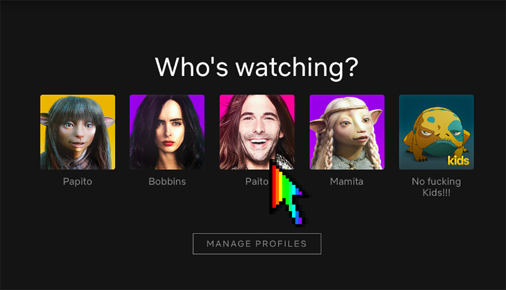 Netflix foto de perfil