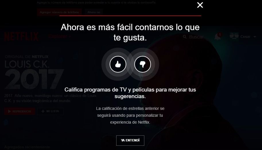 Netflix calificar contenido