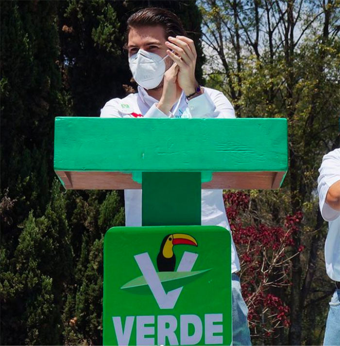 nacho peregrin candidato partido verde