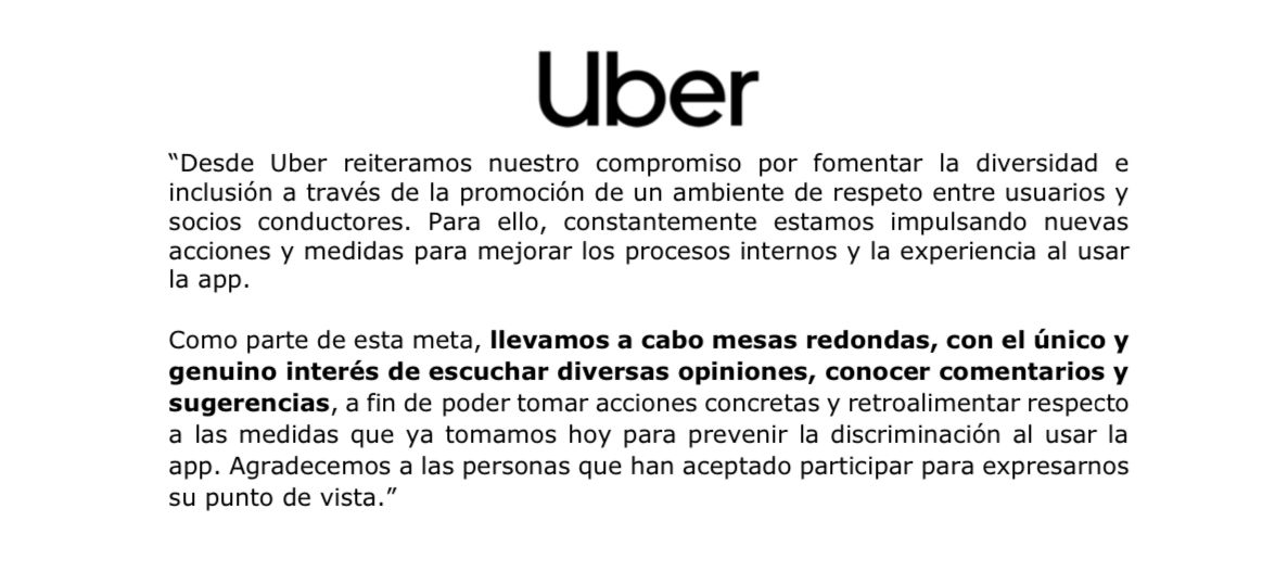 uber postura mayo 2021