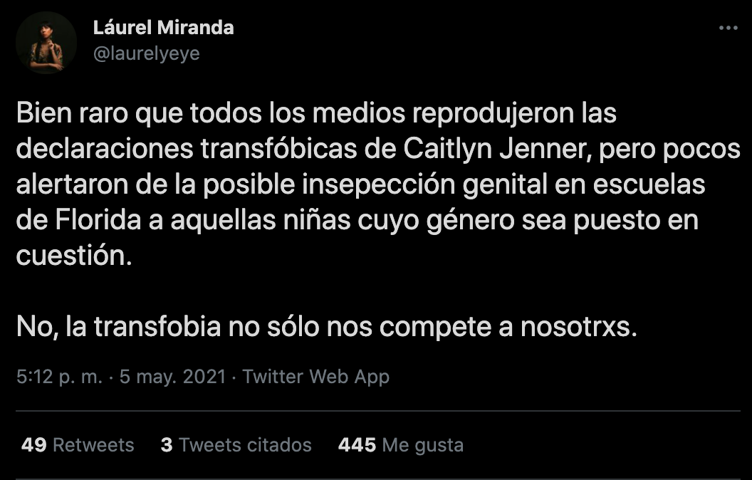 criticas por escasas reacciones ante ley de inspección genital