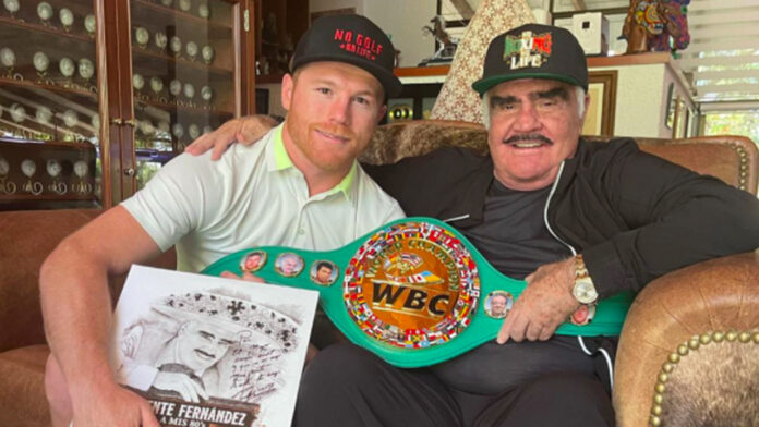 Saul Canelo Alvarez vicente fernandez