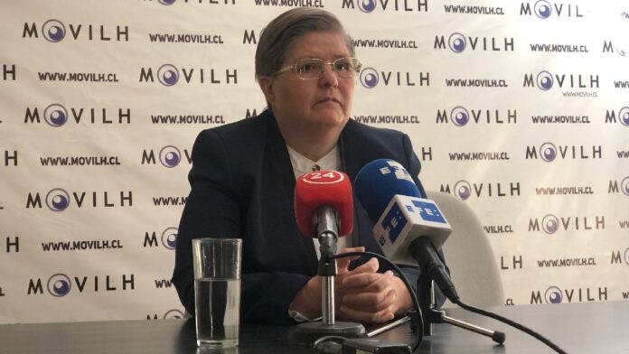 Sandra Pavez da su testimonio ante la CIDH