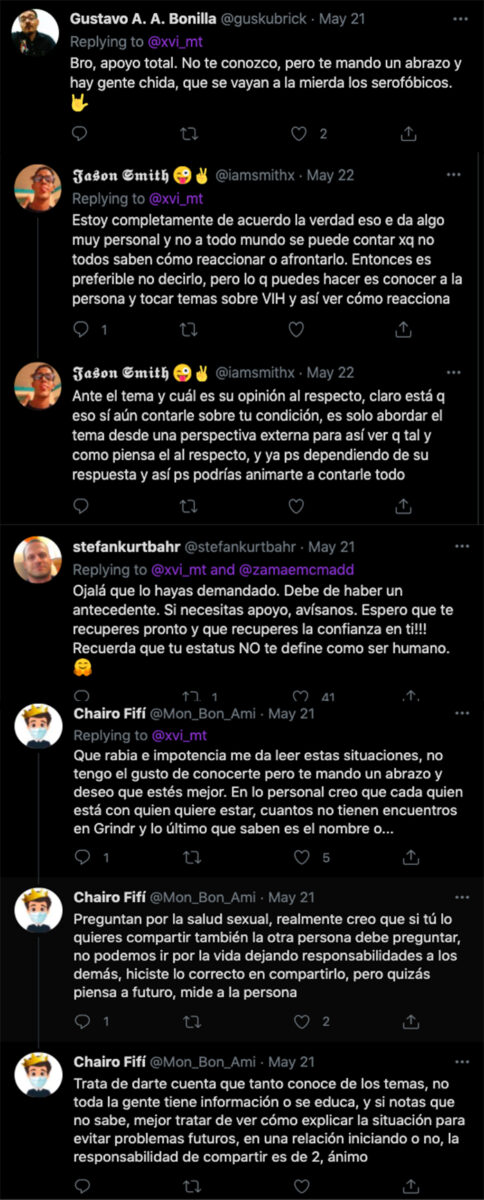 Vih serofobia twitter golpes