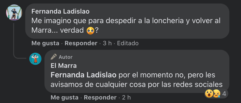 Marra cierre definitivo