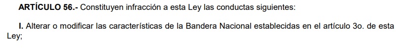 Alterar los colores de la bandera de México con la bandera LGBT+ es delito