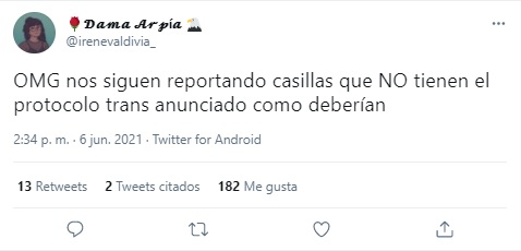 Protocolo del INE para el voto de personas trans