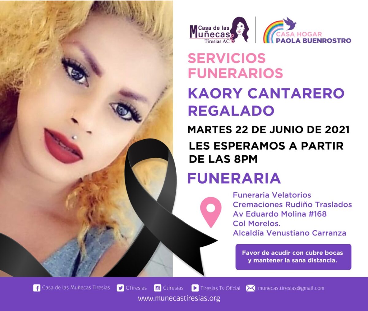 Cancillería niega repatriación de mujer trans fallecida - Homosensual