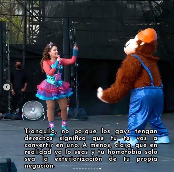 Tatiana defiende a la comunidad LGBT+