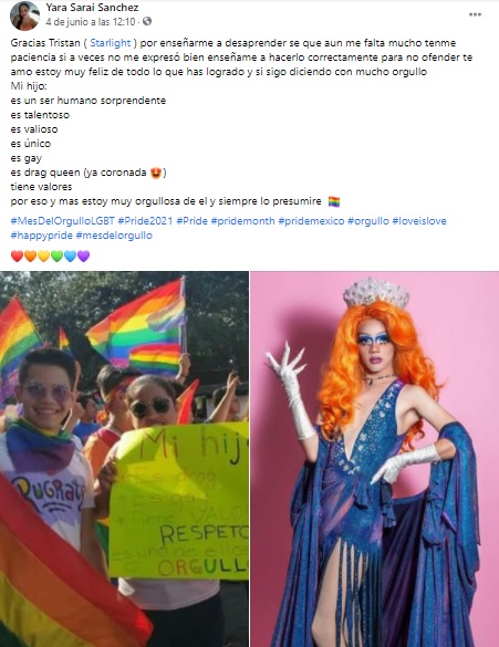 Mensaje de la mamá de Starlight