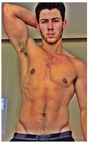 Nick Jonas shirtless instagram