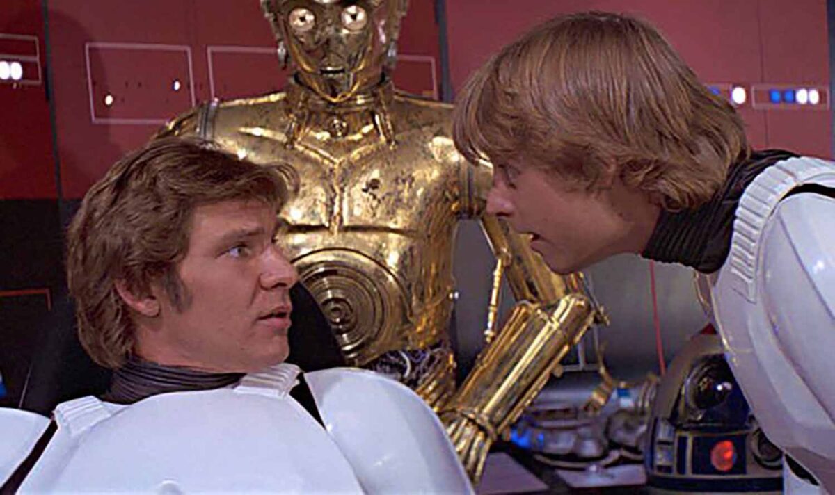 Han Solo y Luke Skywalker gays