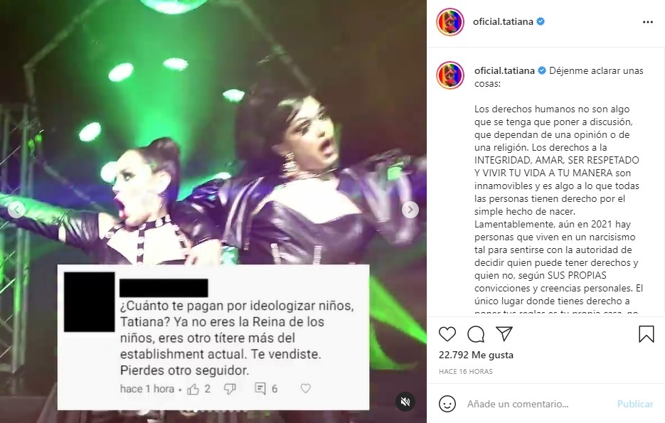Critican a Tatiana por Be Proud,  dueto con Miss Velvetine