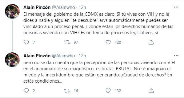 Gobierno de CDMX criminaliza a quienes viven con VIH a través del peligro de contagio