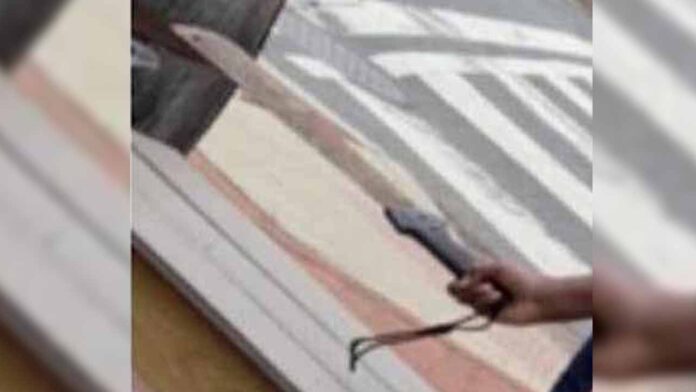 adolescente amenaza con machete a hombre durante la marcha del orgullo en Washington