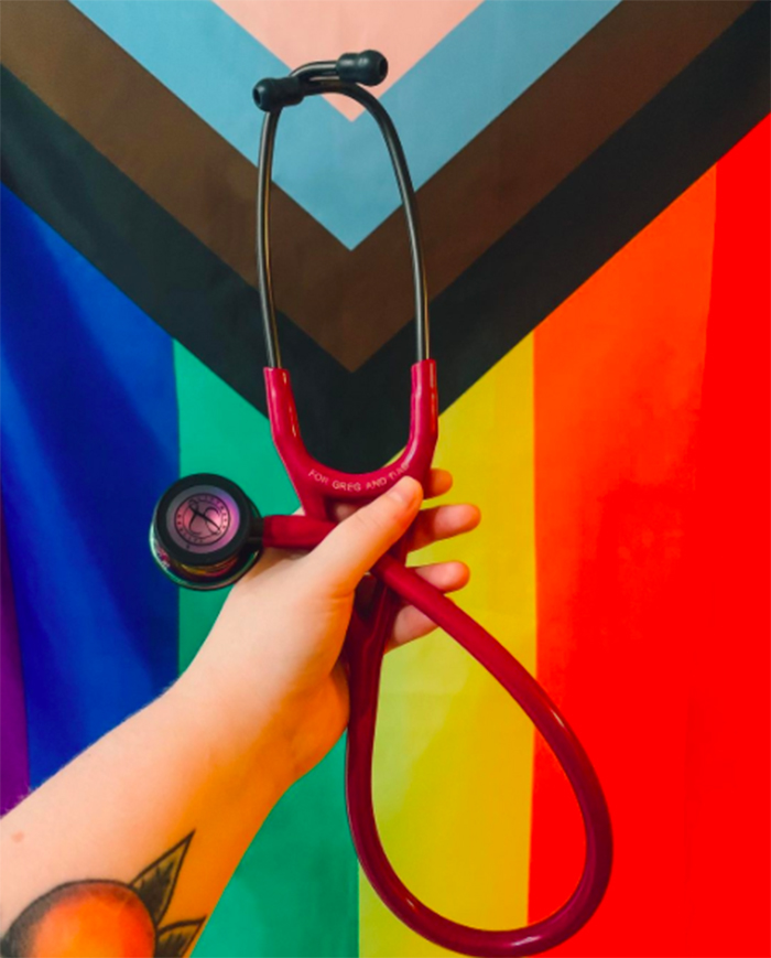 estetoscopia lgbt medico doctor