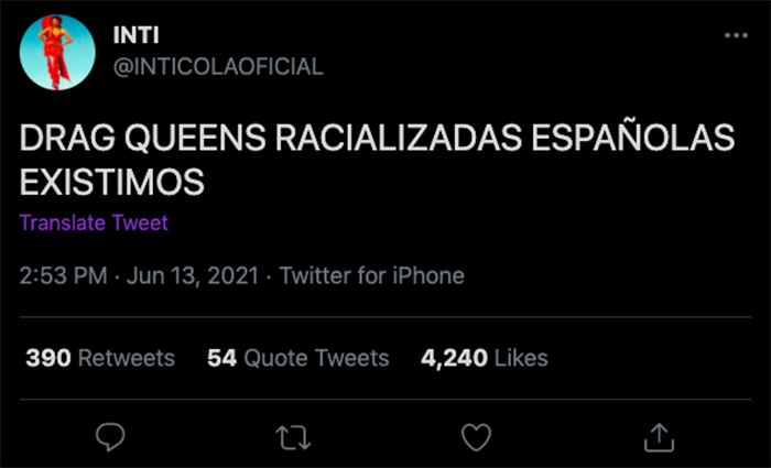 twitter inti drag race españa