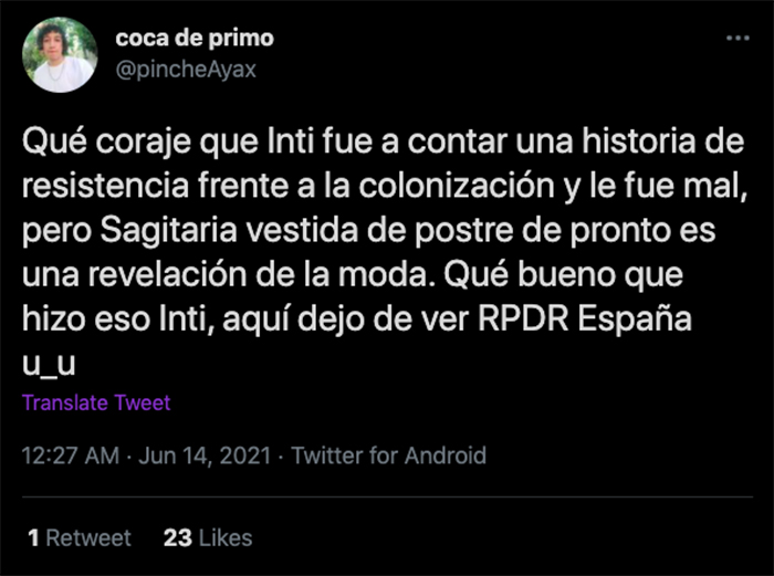 drag race españa critica twitter