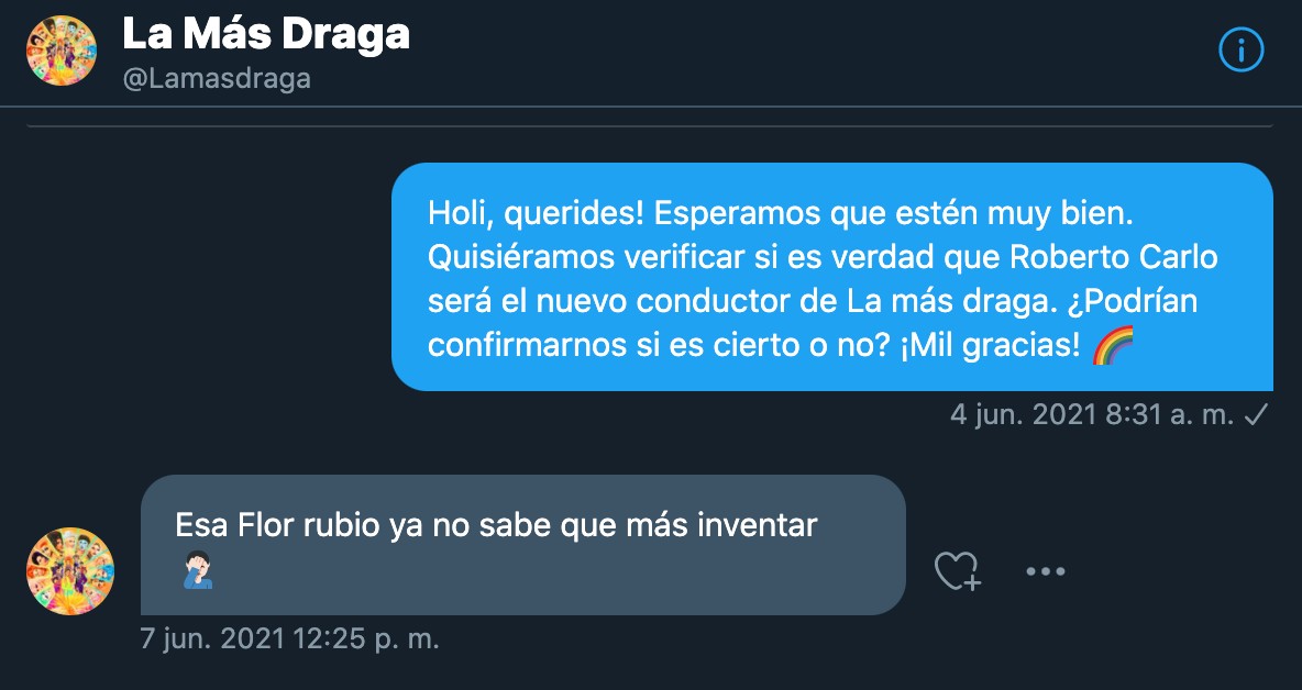 falso roberto carlo conductor la mas draga