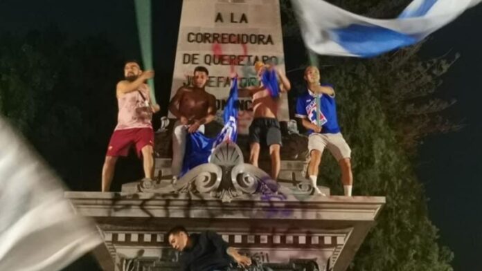 el fifas senales distinguirlos cruz azul aficion destrozos