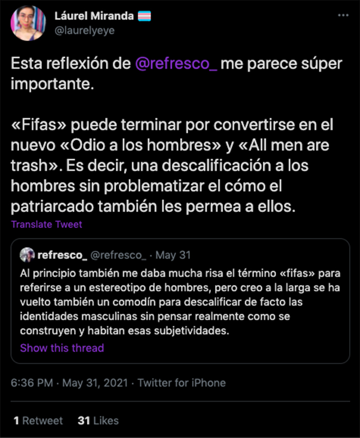 fifas critica laurel miranda