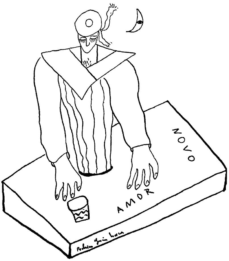 Ilustración de Federico García Lorca sobre Novo