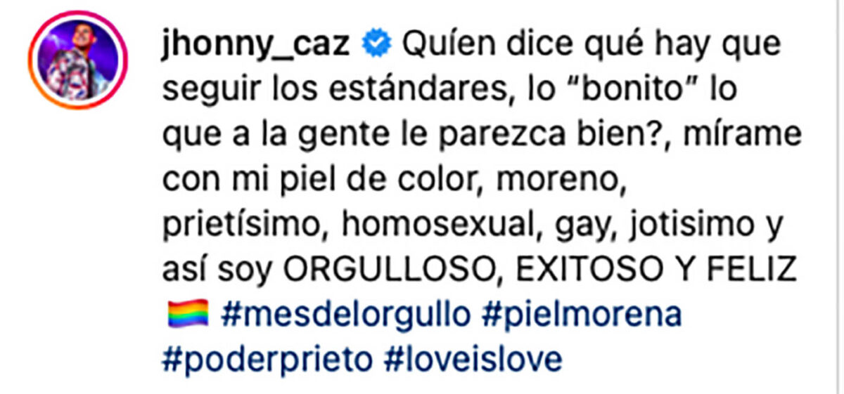 Jhonnt Caz gay prieto orgulloso