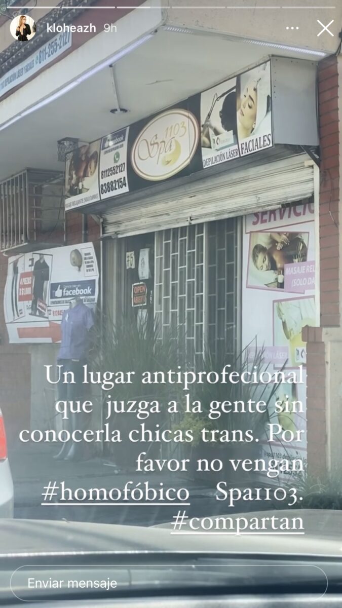 mujer trans discriminación monterrey spa