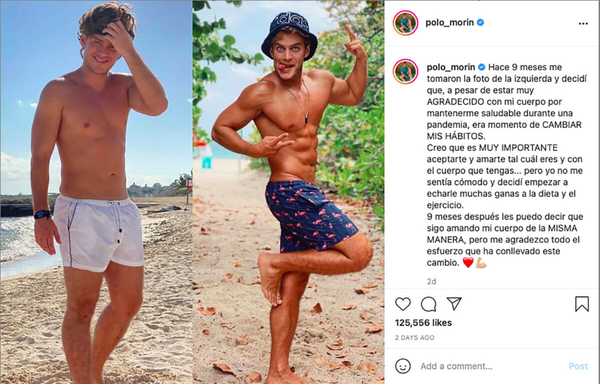 fotos Polo Morín transformación corporal