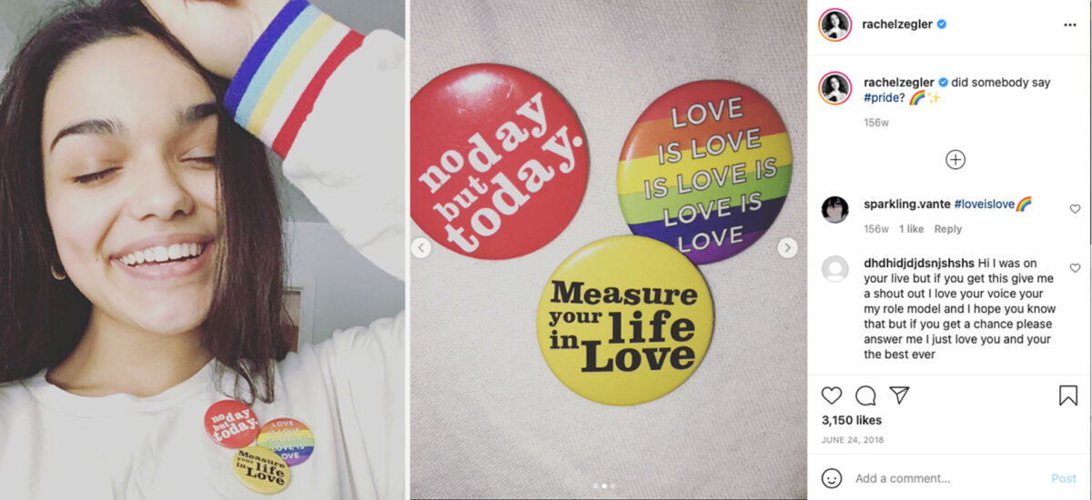 Rachel Zegler, la nueva Blancanieves, es aliada LGBT+