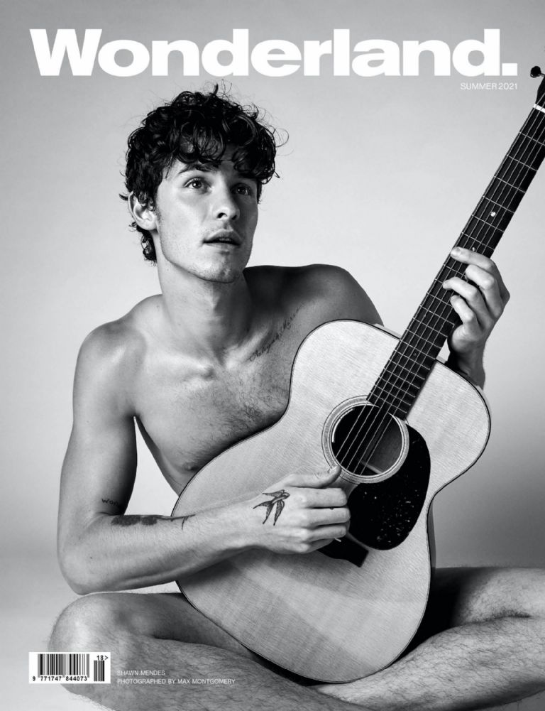 Shawn Mendes desnudo en la portada de Wonderland