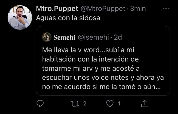 tuit ataque serofóbico Mtro Puppet Francisco Javier Escalona Romero